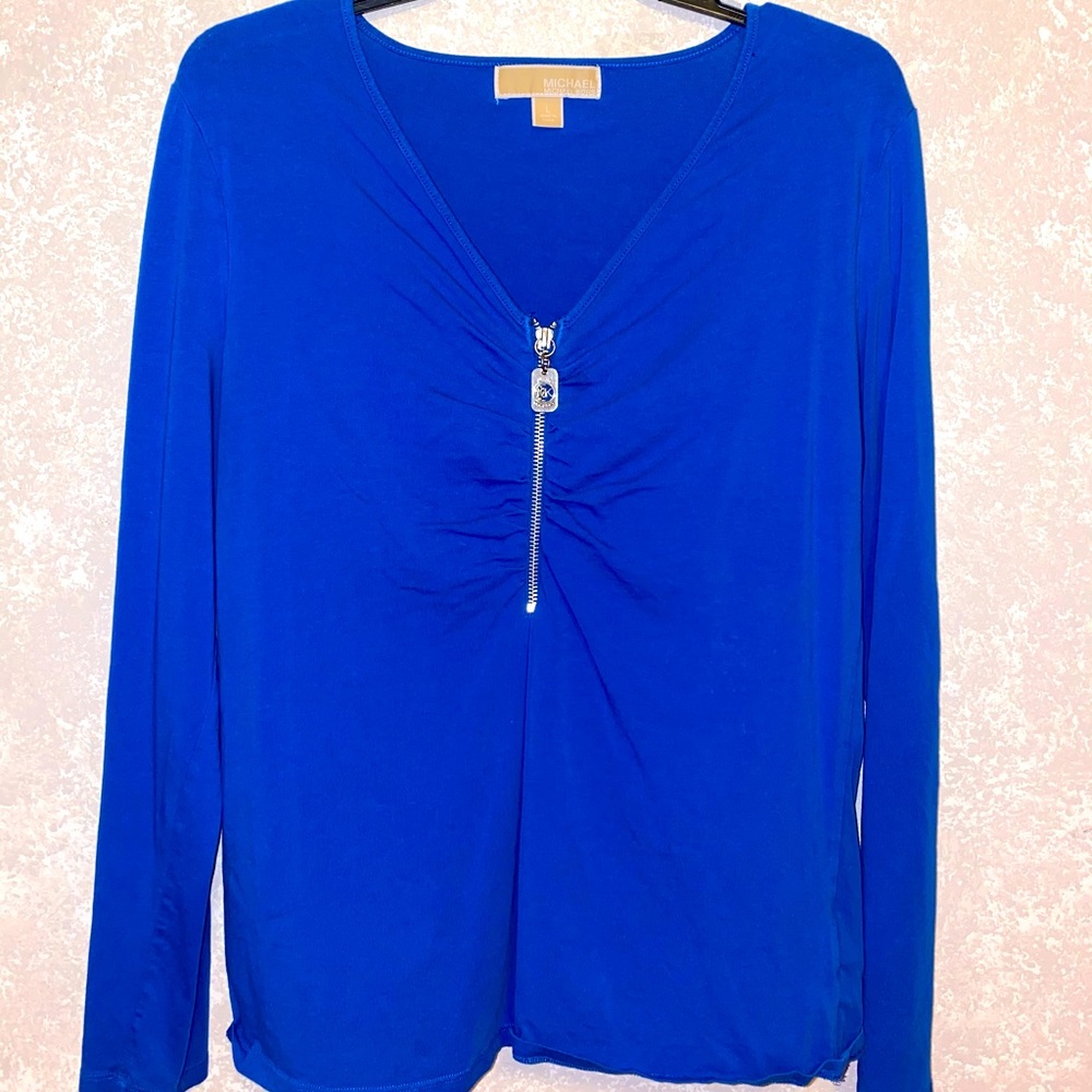 Blue Micheal Kors Blue Top